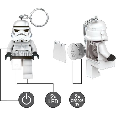 Llavero Linterna Stormtrooper Star Wars Lego