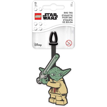 Etiqueta de Bolsa Yoda Lego Star Wars