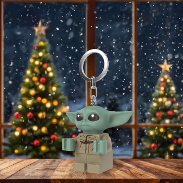 Llavero Linterna Grogu Star Wars The Mandalorian Lego