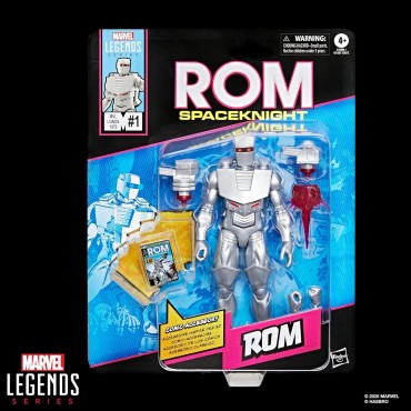 Figura ROM Spaceknight Marvel Legends Articulada 15 cms