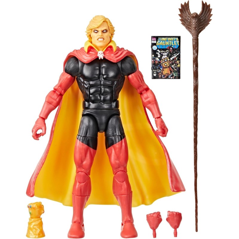 Figura Adam Warlock The Infinity Gauntlet Marvel Legends Articulada 15 cms