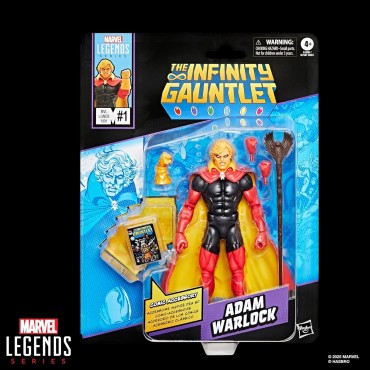 Figura Adam Warlock The Infinity Gauntlet Marvel Legends Articulada 15 cms