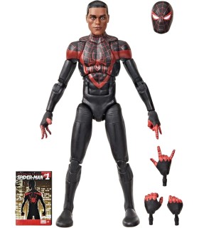 Figura Utimate Miles Morales The Ultimate Spider-Man Marvel Legends Articulada 15 cms