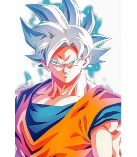 Placa Decorativa Fantastic Son Goku Metálica Cuadro Póster HD