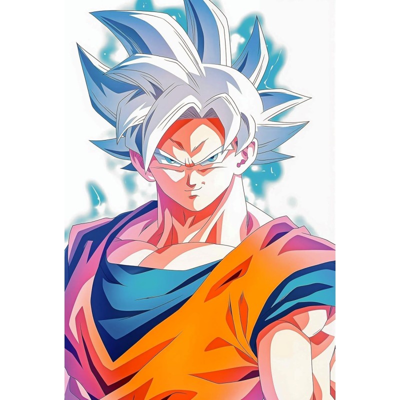 Placa Decorativa Fantastic Son Goku Metálica Cuadro Póster HD