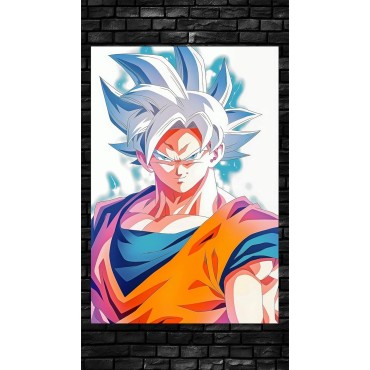 Placa Decorativa Fantastic Son Goku Metálica Cuadro Póster HD