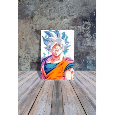 Placa Decorativa Fantastic Son Goku Metálica Cuadro Póster HD