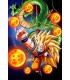 Placa Decorativa SSJ3 Son Goku Metálica Cuadro Póster HD