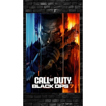 Placa Decorativa Call Of Duty Black Ops 7 Metálica Cuadro Póster HD