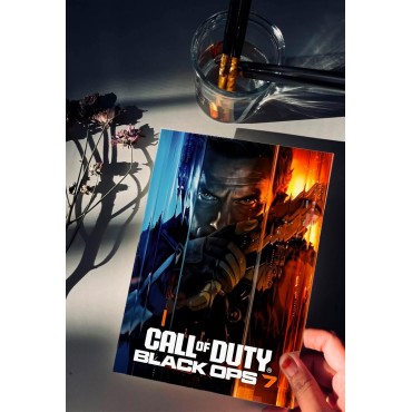 Placa Decorativa Call Of Duty Black Ops 7 Metálica Cuadro Póster HD