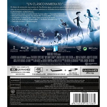 La Novia Cadáver [4K UHD, Blu-ray ] (2005) Corpse Bride