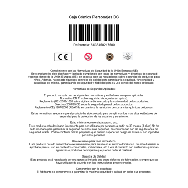 Caja Cómics Personajes DC