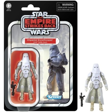 Figura Imperial Snowtrooper Hoth Base Gear Star Wars Empire Strikes Back Articulada, 9,5 cms