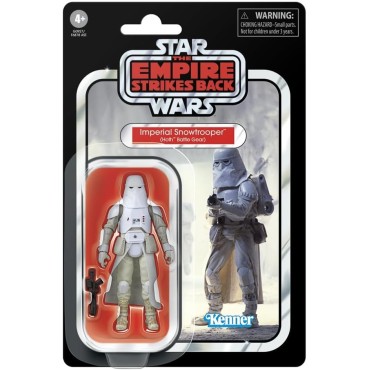 Figura Imperial Snowtrooper Hoth Base Gear Star Wars Empire Strikes Back Articulada, 9,5 cms
