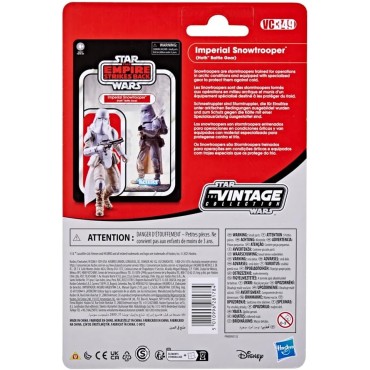 Figura Imperial Snowtrooper Hoth Base Gear Star Wars Empire Strikes Back Articulada, 9,5 cms