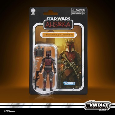 Figura Mandalorian Super Commando Star Wars Ahsoka Vintage Collection Articulada 9,5 cms