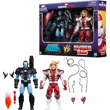 Pack Figuras War Machine Vs Omega Red Gamerverse Marvel Legends Articulada 15 cms