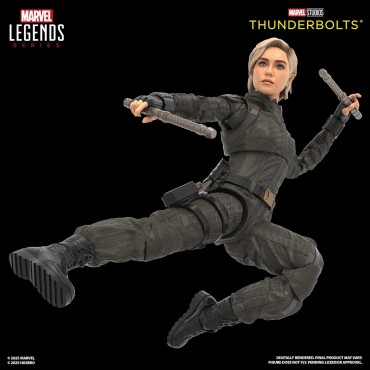 Pack Figuras Yelena Belova & Red Guardian Thunderbolts New Avengers Marvel Legends Articulada 15 cms