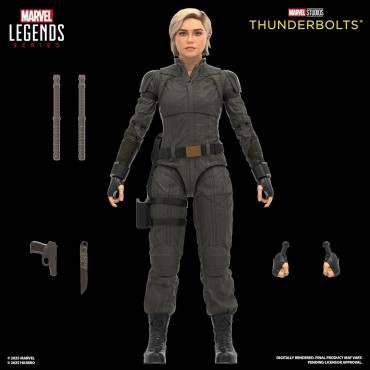 Pack Figuras Yelena Belova & Red Guardian Thunderbolts New Avengers Marvel Legends Articulada 15 cms