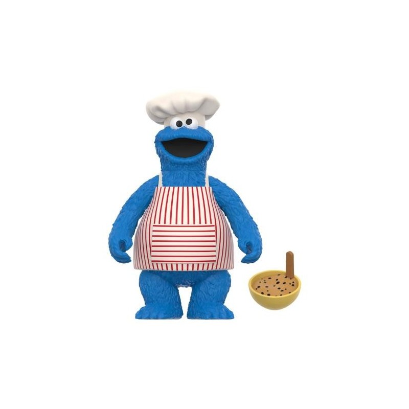 Figura Chef Cookie Monster Barrio Sésamo 10 cms