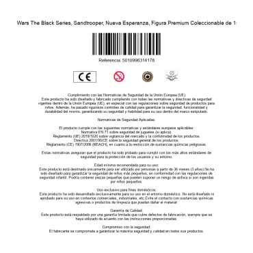 Figura Sandtrooper Star Wars A New Hope Articulada 15 cms