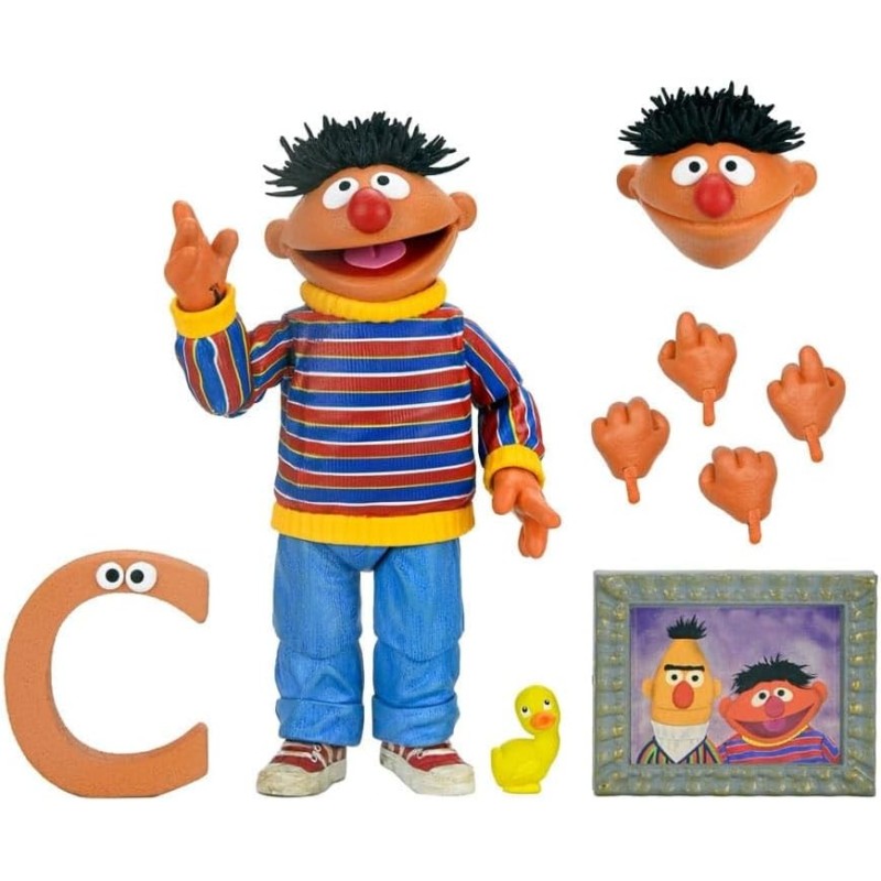 Figura Epi Barrio Sésamo Erni Articulada 18 cms