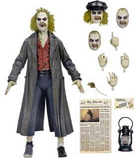 Figura Ultimate Beetlejuice Tour Guide The Bio Exorcist Articulada 18 cms