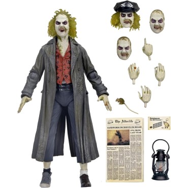 Figura Beetlejuice Tour Guide The Bio Exorcist Articulada 18 cms