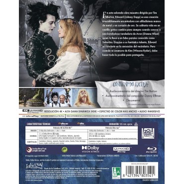 Eduardo Manostijeras [4K UHD, Blu-ray] (1990) Edward Scissorhands