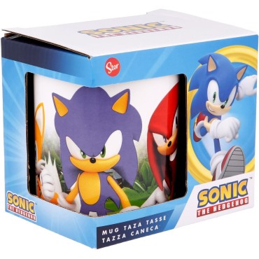 Taza Personajes Sonic El Erizo Cerámica 325 mls