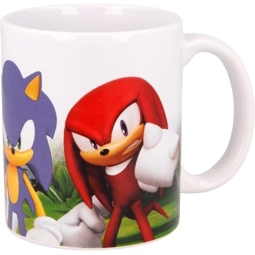 Taza Personajes Sonic El Erizo Cerámica 325 mls