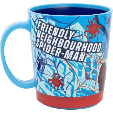 Taza Antivuelco Friendly Neighbourhood Spider-Man Marvel 410 mls
