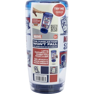 Vaso Antivuelco Superhéroes Clásicos Marvel Cómics 705 mls