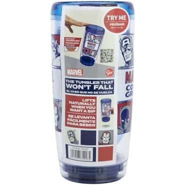 Vaso Antivuelco Superéroes Clásicos Marvel Cómics 705 mls