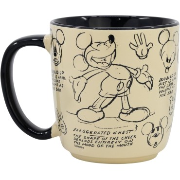 Taza Dibujos Mickey Mouse Disney Cerámica 380 mls