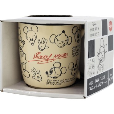 Taza Dibujos Mickey Mouse Disney Cerámica 380 mls