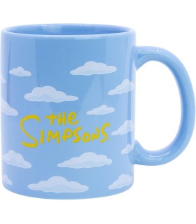 Taza Cielo Los Simpsons Cerámica 325 mls