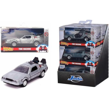 Réplica DeLorean Regreso al Futuro Diecast 1:32 Hollywood Rides
