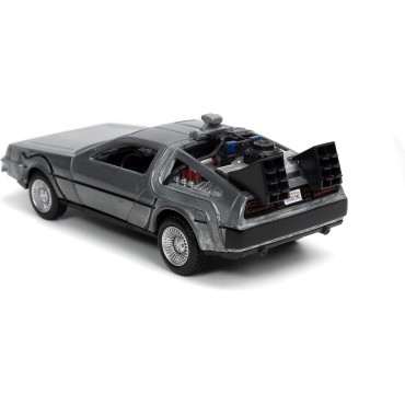 Réplica DeLorean Regreso al Futuro Diecast 1:32 Hollywood Rides