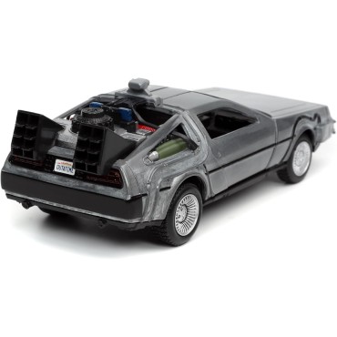 Réplica DeLorean Regreso al Futuro Diecast 1:32 Hollywood Rides