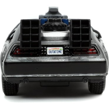 Réplica DeLorean Regreso al Futuro Diecast 1:32 Hollywood Rides