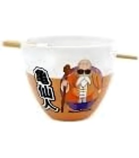 Set Bol para Ramen con Palillos Maestro Roshi Dragon Ball Z 473 mls
