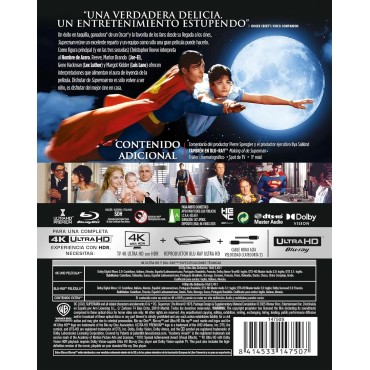 Superman (Metal, Edición 2025) [4K UHD, Blu-ray ] (1978) Superman: The Movie