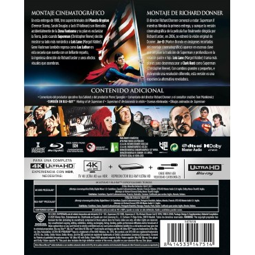 Superman Ii + El Montaje De Richard Donner (Metal, Edición 2025) [4K UHD, Blu-ray ] (1980) Superman II