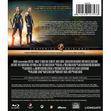 Los Juegos Del Hambre 2: En Llamas [Blu-ray] (2013) The Hunger Games: Catching Fire