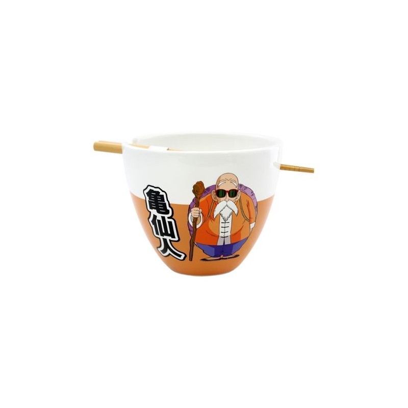 Set Bol para Ramen con Palillos Maestro Roshi Dragon Ball Z 473 mls