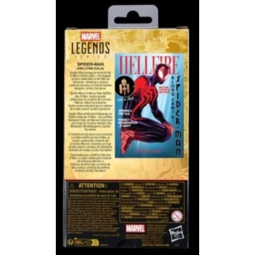 Figura Spider-Man Hellfire Gala Version Marvel Legends Articulada 15 cms