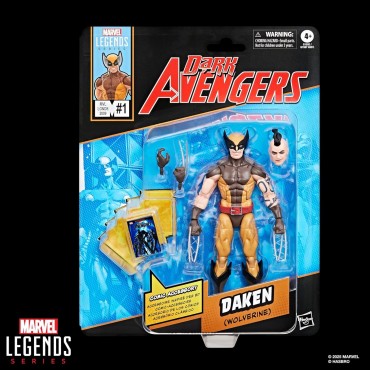 Figura Daken Wolverine Dark Avengers Marvel Legends Articulada 15 cms