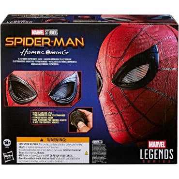 Réplica Máscara Expresiva  Electrónica Spider-Man Homecoming Marvel Legends 1:1
