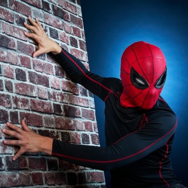Réplica Máscara Expresiva  Electrónica Spider-Man Homecoming Marvel Legends 1:1